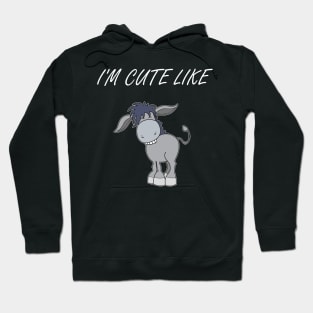 Funny Donkey Quote Hoodie